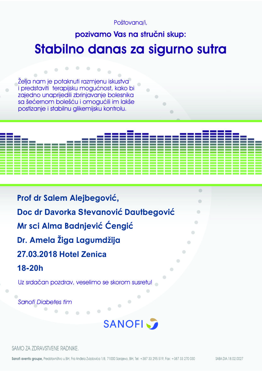 Stručni sastanak Ljekarska komora Zeničko-dobojskog kantona i Sanofi